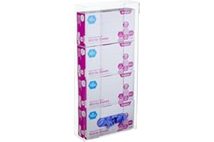 ADIRMED Adir Glove Holder for Wall Mount – Acrylic Glove Dispenser Station for Tissue boxes, Disposable Rubber Gloves Face Masks - Medical Glove Organizer for Hospital, Labs – (Clear for 4 boxes)