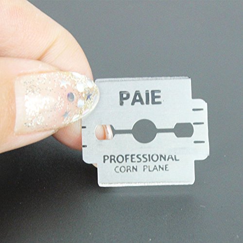 brand quality 100 PIECES replacement refill spare blades for corn plane callus remover shaver cutter eliminator razor, professional pedicure foot care,Replacement Blades 5.5"