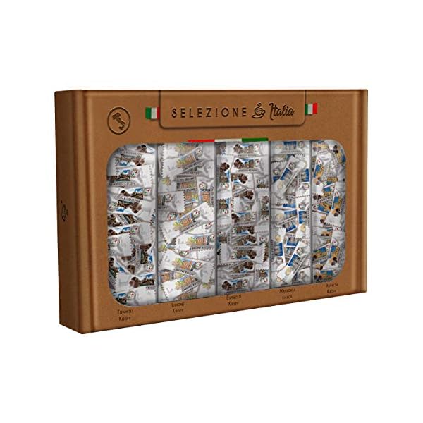 HELLMA Italian Selection - 200 Stk. italienische SÃ¼Ãigkeiten einzeln - Mix 5 Sorten - Vorrats-Box - fÃ¼r Hotel, CafÃ©