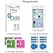 KATIN [2-Pack] Screen Protector For iPhone SE 2016, iPhone 5S, iPhone 5, iPhone 5C Tempered Glass, 9H Hardness, Bubble Free, Easy to Install