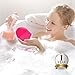 BeneU Makeup Facial Brush Cleaner Face Massager Exfoliator Sonic Silicone Vibrating Rechargeable Electric Waterproof Cleansing for Skin Care, Polish Scrub, Anti-Aging, Acid, Peels, Reduce Acne(Pink)
