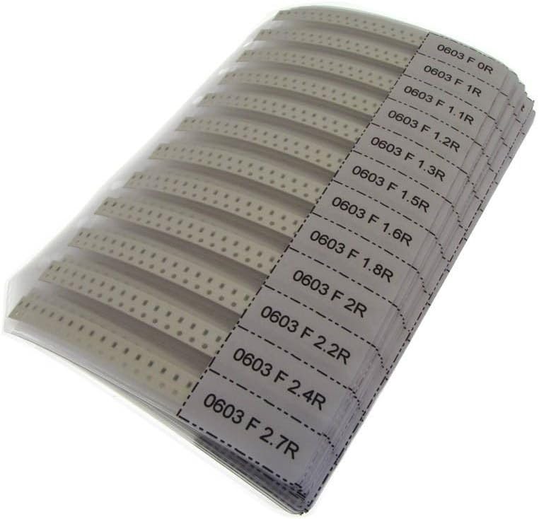 0603 SMD Resistor Kit 170 Value Total 4250 Pieces Surface mount