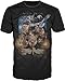 Harry Potter Sorcerer's Stone Movie Poster Mens Black T-shirt Licensed (Medium)