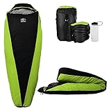 Outdoor Vitals OV-Light 20°F Ultralight Mummy Sleeping Bag for Backpacking, Lightweight and Compact for Hiking and Camping, Premium Down Like Insulation,