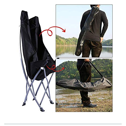 YIONGA CAIJINJIN Folding Camp Stuhl Außenklappstühle Angelstuhl Tragbare Camping-Stuhl Hocker Klappstuhl mit Double… – Bild 4
