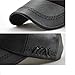 King Star Men's PU Leather Adjustable Winter Warm Baseball Cap Dad Hat Black