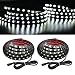 MICTUNING 2Pcs 60 Inch White LED Cargo Truck Bed Light Strip Lamp Waterproof Lighting Kit with On-Off Switch Fuse 2-Way Splitter Cable for Jeep Pickup RV SUV and Morethumb 4