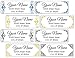 Personalized Return Address Labels - Customize Quantity and Designs - Christmas Address Labels - Easy to Peel, Guaranteed to Stick and Stay, On Blank Mailing Labels 30 Per Sheet, Pack of 120 Labels.