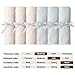 Soft Organic Washcloth Towels for Baby COMBABY 100% Natural Bamboo Bath Washcloths,Perfect for Sensitive Baby Skin, 6 Pack 10