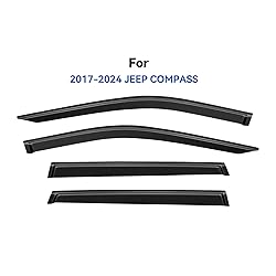 YQAUTEC Window Visors Rain Guards Shield for
