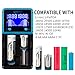 Universal Battery Charger, Keenstone Fast Smart Charger LCD Display for Rechargeable Batteries Ni-MH Ni-Cd AA AAA Li-ion LiFePO4 IMR 10440 14500 16340 18650 RCR123A 26650