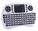 iPazzPort Wireless Mini Keyboard with Touchpad Combo for Raspberry Pi 3 / XBMC / Android and Google Smart TV Box KP-810-21S (White)