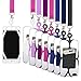 Gear Beast Glitter Universal Cell Phone Lanyard Compatible with iPhone, Galaxy & Most Smartphones Includes Web Phone Case Holder with Card Pocket, Soft Neck Strap with Breakaway Safety Clasp