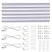 [6-Pack] LED Grow Light Strips for Plants 2FT, 60W (6 x 10W) t5 High Output Integrated Fixture Extendable 24 Inches Grow Lights for Greenhouse, Plant Grow Shelf, Easy Installation primary
