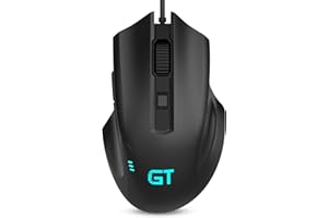 RaceGT Wired RGB Gaming Mouse, Ergonomic Mouse with 7 Backlight RGB Lighting Modes, up to 3600 DPI,6 Buttons for Windows/PC/M