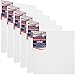 U.S. Art Supply 16 x 16 inch Stretched Canvas for Painting, 12oz Triple Primed, 6-Pack - Professional Artist Quality White Blank 3/4