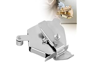 RUNSGO Upgraded Multi-Purpose Magnetic Guide for Sewing Machine,Universal,Material: Premium All-Steel, Applicable Processes: Edge Retaining/Positioning/Anti-Curling/Pressing of Topstitching (Silver*1)