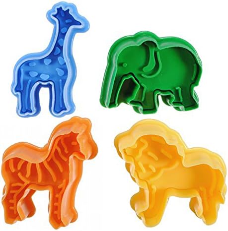 Wild Animals Cookie Cutter Biscuit Mould Baking Cake Decoration Topper - Set