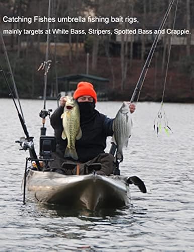 Crappie Bama Rig Beoccudo Alabama Rig Umbrella Rigs Kit For