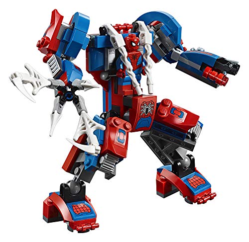 51Jyz%2BMJprL - LEGO Super Heroes Marvel Spider Mech Vs. Venom 76115 Action Toy Building Kit with Web Shooter and Gripping Toy Claw Includes Spider-Man Minifigures Venom and Ghost Spider (604 Pieces)