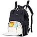 Diaper Bag Backpack Multifunction Travel Backpack Maternity Baby Nappy Changing Bags for Mom/Dad with Baby Care,Large Capacity,Waterproof,Stroller Straps and Stylish (Black)