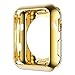 YILON Apple Watch Soft Case 42mm with Resilient Shock Absorption and 2 Screen Protectors Included for 42mm Apple Watch Series 2 / 1 / Original (2015) - 42mm Golden