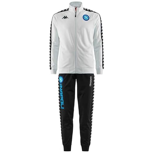 Kappa Presentation Tracksuit Napoli Junior Ice 18/19 Naples