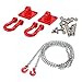 Jili Online RC Climbing Truck 1/10 Scale Accessories Tow Hooks Trailer Chain for RC Axial SCX10 RC4wd D90