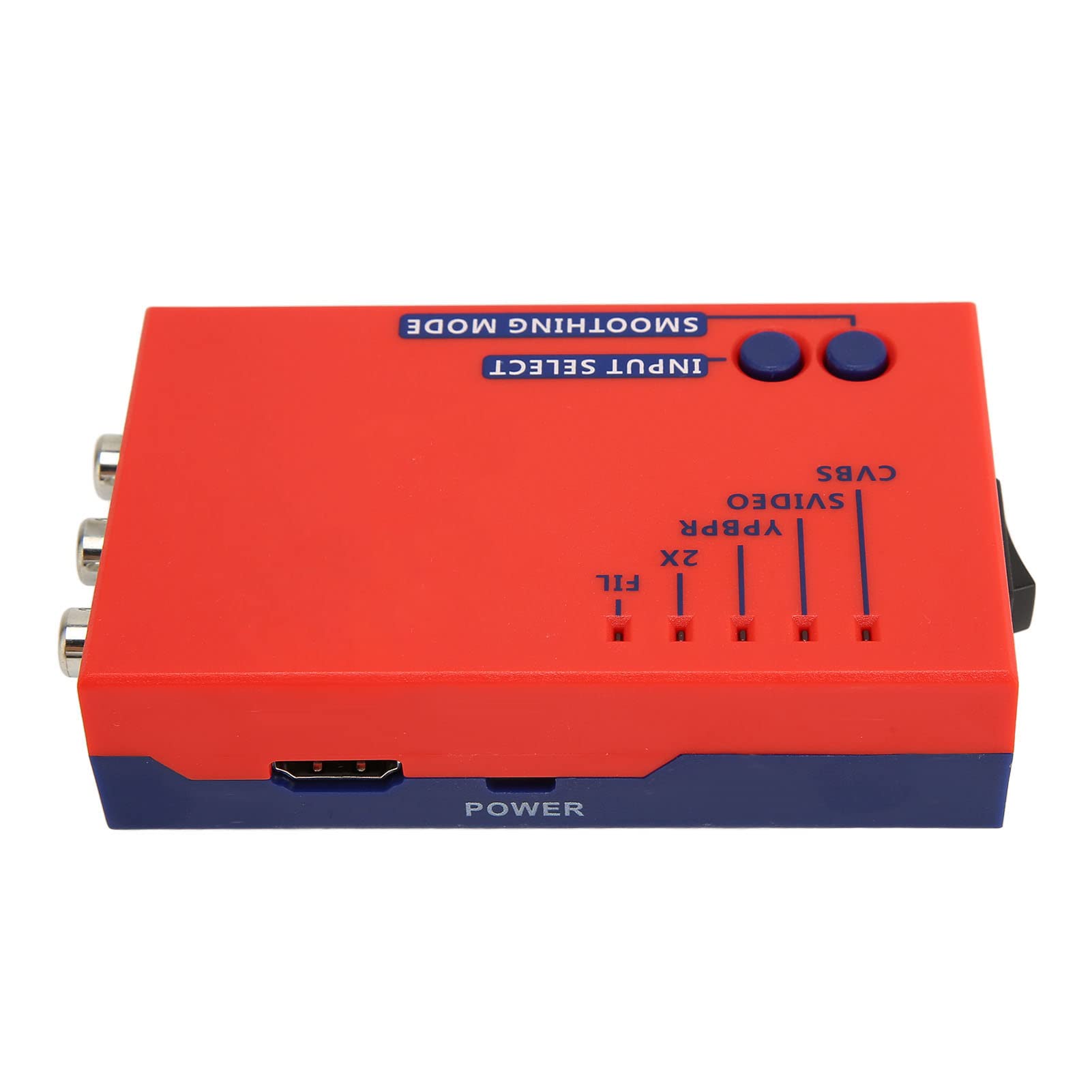 For RetroScaler2x Converter, HD Multimedia Interface, True 480p60 Signal, Compatible with Retro Gaming Consoles, Latency, Transcoder For 15khz Exposures (Red)