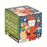 Petit Collage Petit Puzzle, Santa, 24 Pieces