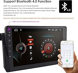 hizpo Android 10 Single Din Car Stereo Radio GPS