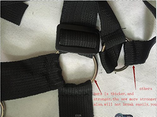 Handcuffs - Under Bed System (5 in 1) - Hand Cuffs Set Including Soft Adjustable Hand Ankle Wrist Leg Cuffs, Eye Mask Blindfold & Other Fun Toys - Handcuffs For Women Men (Black)