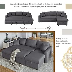 ERYE L-Shaped Coner Modern Corner Sectional Pull
