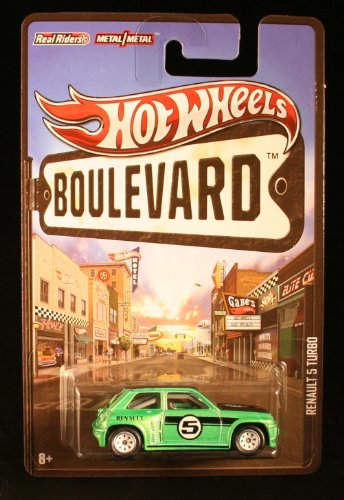 Green RENAULT 5 TURBO Hot Wheels Boulevard Series 1:64 Scale Collectible Die Cast Car