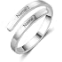 Grand Made Bracciale Personalizzato Con Incisione - Gioiello In Acciaio Inossidabile Per Donna - Regalo Di Compleanno Unico