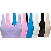 Women's Comfort Workout Sports Bra Low-Impact Activity Sleep Bras