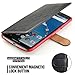Nexus 6 Case Wallet,Mulbess [Layered Dandy][Vintage Series][Black] - [Ultra Slim][Wallet Case] - Leather Flip Cover With Credit Card Slot for Motorola Google Nexus 6