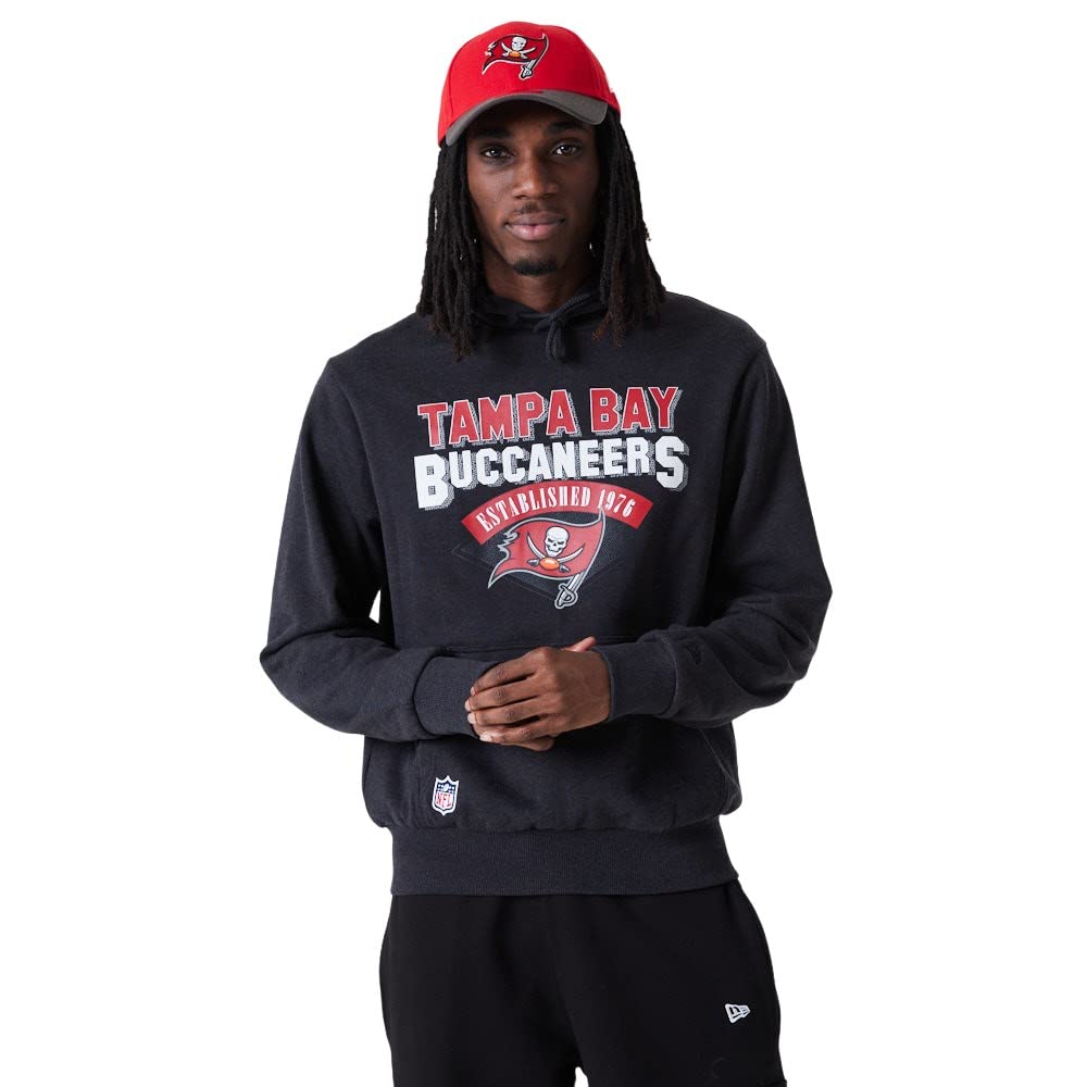 New Era Tampa Bay Buccaneers NFL Team Logo Gray Hoody