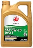 Idemitsu Full Synthetic 0W-20 Engine Oil SN/GF-5 - 5 Quart