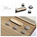 Magnetic Cable Clips,Hizek Wooden Cord Organizer Multipurpose Management System for Power Wires,Charging Cables,USB Cords,Audio Cables,Headphones Wires(Yellow)
