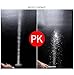 High-Pressure Tri-Function Water Saving Shower Head Plus Ionic Filter Handheld Showerhead Showerhead for Dry Skin and Hair Guang-T