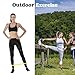 JOEYOUNG Exercise Resistance Loop Bands for Workout Stretching Home Fitness Physical Therapy Pilates Yoga Gym Great for Women & Men, Set of 5