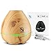Ultrasonic Aroma Diffuser, Natalie Styx Essential Oil Diffuser, Cool Mist Humidifier, 7 Colors LED Lights, Waterless Auto Shut Off, 300ml Wood Grain Diffuser for Home Office