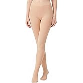 Vinsatin Women's Thermal Tights Without Fleece Lined Nude Opaque Leggings Warm Winter Skin Colored Footed Tights