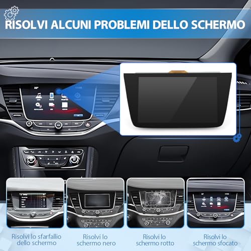 TGHongKy LQ080Y5DZ10 Display for Opel Astra k MK7 2015-2020 LCD Screen for Opel Navi 900 Touch Screen LCD with XX Tools