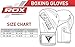RDX Maya Hide Leather Boxing Gloves Punch Bag Mitts Sparring Punching Training Kickboxing Muay Thai Martial Arts