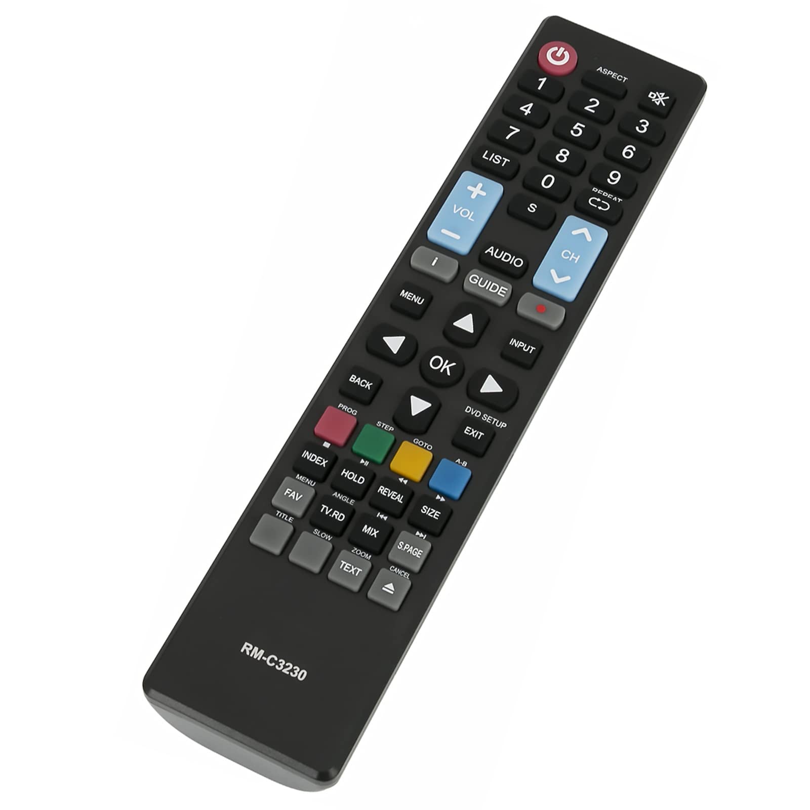 RM-C3230 Replacement Remote Control Fit for JVC LED TV LT-32C360 LT-39C640 LT-32C365