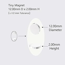 AplysiaTech N52-12x2mm - 60 Pack, Small Round Rare