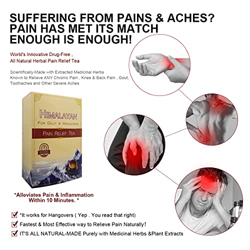 WS GLOBAL Natural Pain Relief Himalayan Tea Nerve Arthritis Joint Sciatica Knee Tailbone