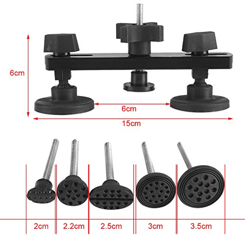 Car Paintness Dent Repair Tool kit, Easy Use Auto Body Dent Bridge Removal Puller Tools for Universal Vehicle,Motorcycle,Refrigerator and More